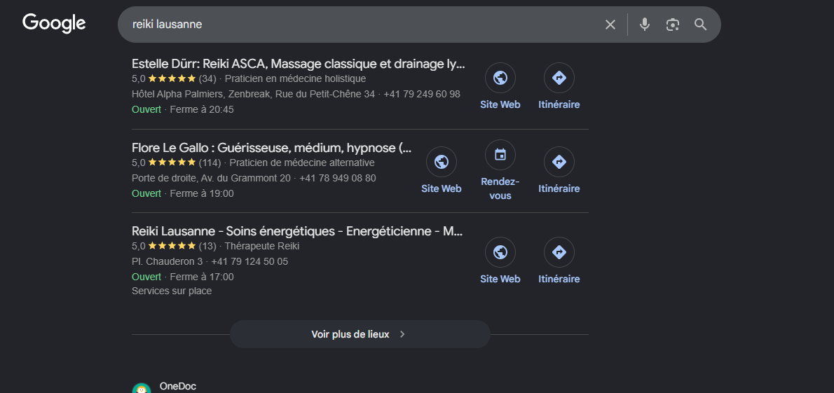 edc gbp seo local coaching et reiki